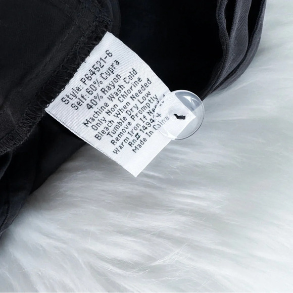 Johnny Was Pete & Greta Jackie Utility Pants Black Tie Belt Tapered Jogger 14 - Picture 11 of 15